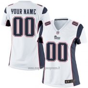 Maglia NFL Donna New England Patriots Personalizzate Bianco