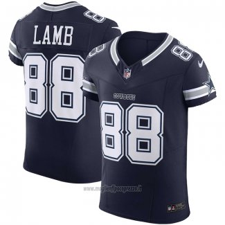 Maglia NFL Elite Dallas Cowboys Ceedee Lamb Vapor F.u.s.e. Blu