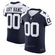 Maglia NFL Elite Dallas Cowboys Vapor F.U.S.E. Personalizzate Bianco Blu