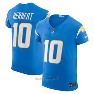 Maglia NFL Elite Los Angeles Chargers Justin Herbert Vapor F.U.S.E. Blu