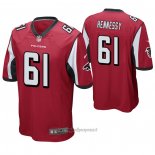 Maglia NFL Game Atlanta Falcons 61 Matt Hennessy Rosso