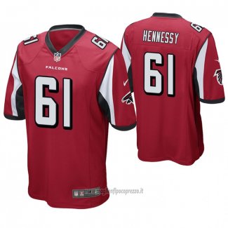 Maglia NFL Game Atlanta Falcons 61 Matt Hennessy Rosso
