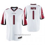 Maglia NFL Game Atlanta Falcons David Martin Bianco