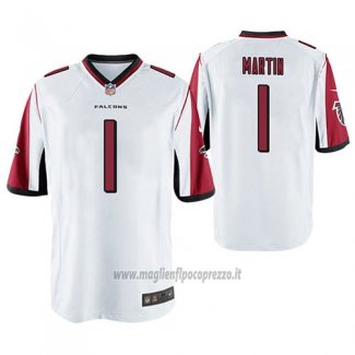 Maglia NFL Game Atlanta Falcons David Martin Bianco