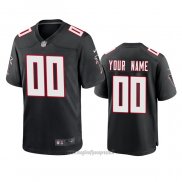 Maglia NFL Game Atlanta Falcons Personalizzate Throwback 2020 Nero