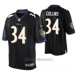 Maglia NFL Game Baltimore Ravens Alex Collins Nero