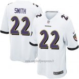 Maglia NFL Game Baltimore Ravens Smith Bianco