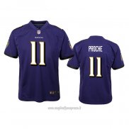 Maglia NFL Game Bambino Baltimore Ravens James Proche Viola