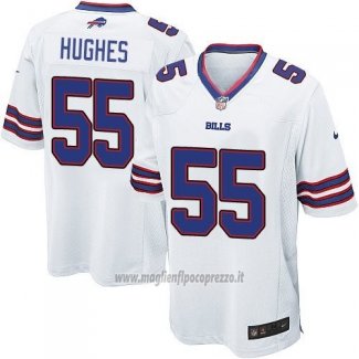 Maglia NFL Game Bambino Buffalo Bills Hughes Bianco