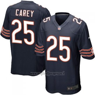 Maglia NFL Game Bambino Chicago Bears Carey Bianco Nero