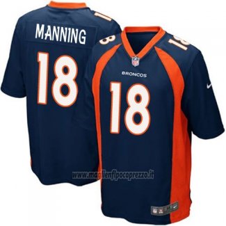 Maglia NFL Game Bambino Denver Broncos Manning Blu Scuro