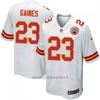 Maglia NFL Game Bambino Kansas City Chiefs Gaines Bianco