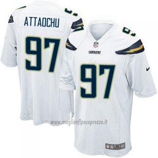Maglia NFL Game Bambino Los Angeles Chargers Attaochu Bianco