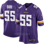 Maglia NFL Game Bambino Minnesota Vikings Barr Viola
