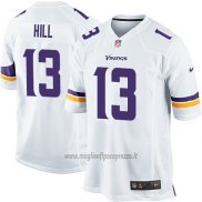 Maglia NFL Game Bambino Minnesota Vikings Hill Bianco