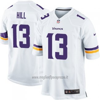 Maglia NFL Game Bambino Minnesota Vikings Hill Bianco