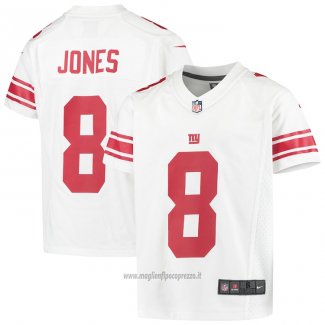 Maglia NFL Game Bambino New York Giants Daniel Jones Bianco