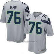 Maglia NFL Game Bambino Seattle Seahawks Ifedi Grigio