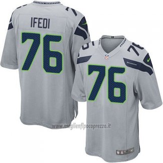 Maglia NFL Game Bambino Seattle Seahawks Ifedi Grigio