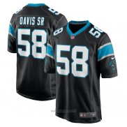 Maglia NFL Game Carolina Panthers Thomas Davis Sr. Nero
