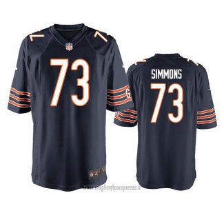 Maglia NFL Game Chicago Bears Lachavious Simmons Blu