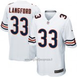 Maglia NFL Game Chicago Bears Langford Bianco