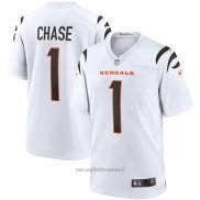 Maglia NFL Game Cincinnati Bengals Ja'marr Chase Bianco