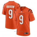 Maglia NFL Game Cincinnati Bengals Joe Burrow Alternato Arancione