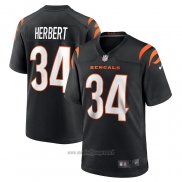 Maglia NFL Game Cincinnati Bengals Khalil Herbert Nero