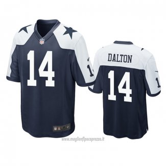Maglia NFL Game Dallas Cowboys Andy Dalton Alternato Blu