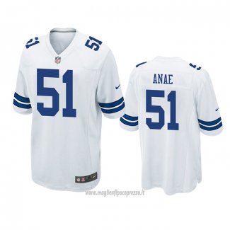 Maglia NFL Game Dallas Cowboys Bradlee Anae Bianco