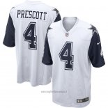 Maglia NFL Game Dallas Cowboys Dak Prescott Alternato Bianco
