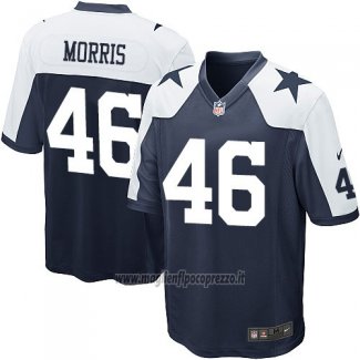 Maglia NFL Game Dallas Cowboys Morris Blu Bianco