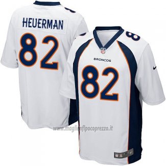 Maglia NFL Game Denver Broncos Heuerman Bianco