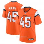 Maglia NFL Game Denver Broncos Nate Adkins Arancione