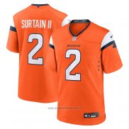 Maglia NFL Game Denver Broncos Patrick Surtain II Arancione