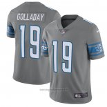 Maglia NFL Game Detroit Lions 19 Kenny Golladay Grigio