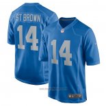 Maglia NFL Game Detroit Lions Amon Ra St Brown 2022 Blu