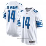 Maglia NFL Game Detroit Lions Amon Ra St Brown Bianco