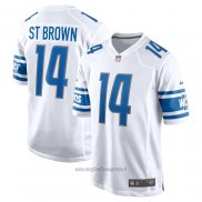 Maglia NFL Game Detroit Lions Amon Ra St Brown Bianco
