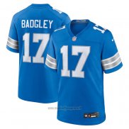Maglia NFL Game Detroit Lions Michael Badgley Blu Bianco