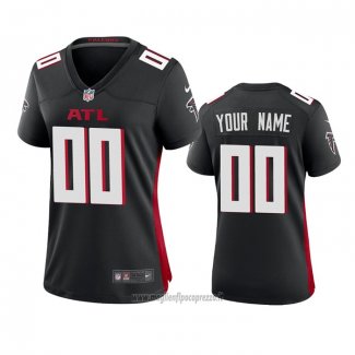 Maglia NFL Game Donna Atlanta Falcons Personalizzate 2020 Nero
