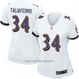 Maglia NFL Game Donna Baltimore Ravens Taliaferro Bianco