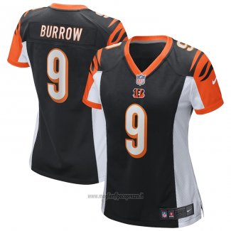 Maglia NFL Game Donna Cincinnati Bengals Joe Burrow 2020 Nero