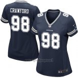 Maglia NFL Game Donna Dallas Cowboys Crawford Blu