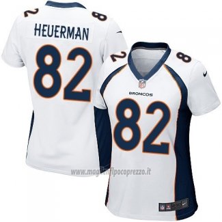 Maglia NFL Game Donna Denver Broncos Heuerman Bianco