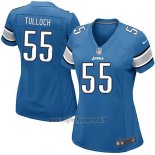 Maglia NFL Game Donna Detroit Lions Tulloch Blu