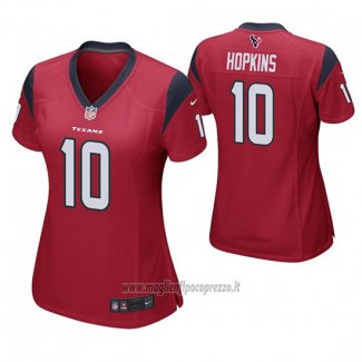 Maglia NFL Game Donna Houston Texans Deandre Hopkins Rosso