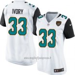 Maglia NFL Game Donna Jacksonville Jaguars Ivory Bianco