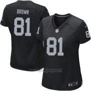Maglia NFL Game Donna Las Vegas Raiders Brown Nero
